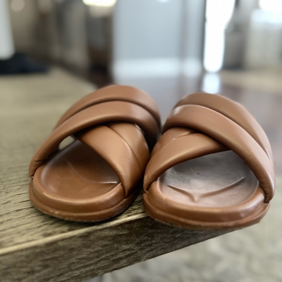 ANINE BING Lizzie Slides Cognac Size 41 see pics - Picture 10 of 17